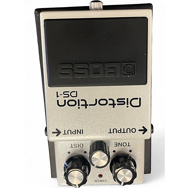 Used BOSS DS1 WH WHITE DISTORTION Effect Pedal