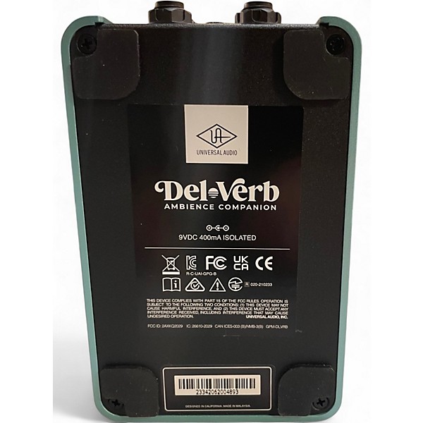 Used Universal Audio DELVERB Effect Pedal