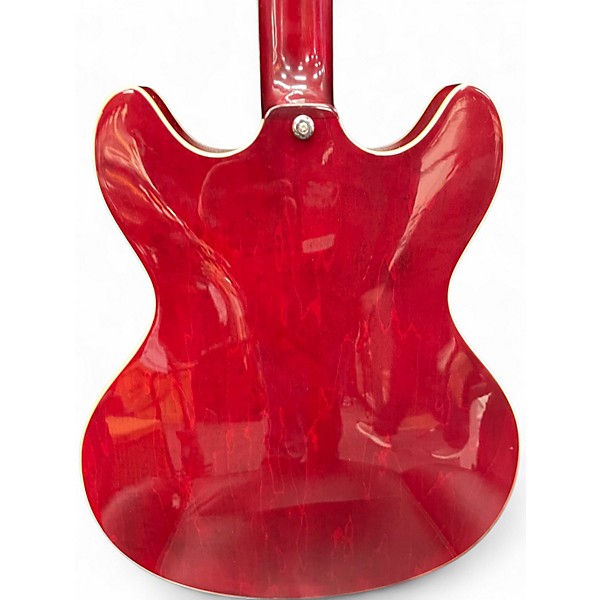 Used Washburn HB30 Wine Red Hollow Body Electric Guitar