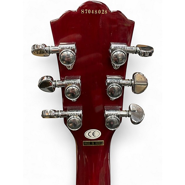 Used Washburn HB30 Wine Red Hollow Body Electric Guitar