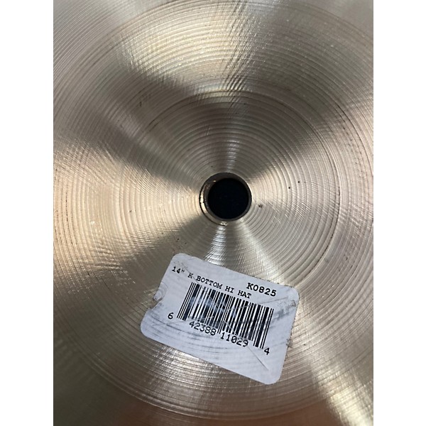 Used Zildjian 14in K Hi Hat Pair Cymbal