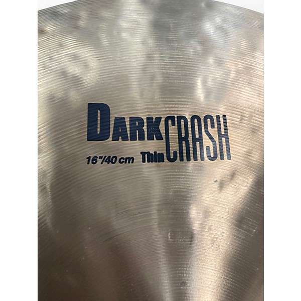 Used Zildjian 16in K Thin Dark Crash Cymbal