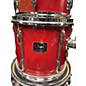 Used Pearl 5 Piece Export RED Drum Kit