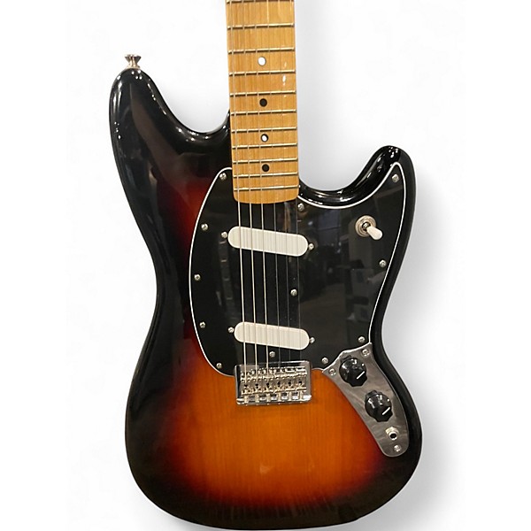 Used Fender Player II Mustang 3 Color Sunburst Solid Body Electric Guitar