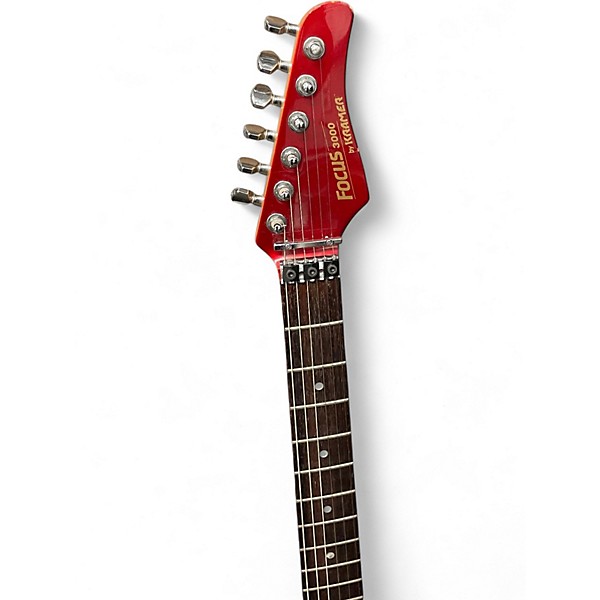 Used Kramer FOCUS 3000 RED Solid Body Electric Guitar