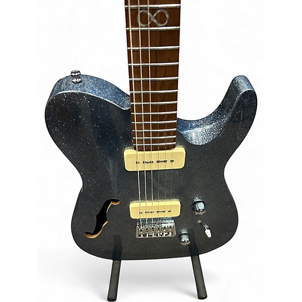 Used Chapman ML3 Pro Traditional Semi Hollowbody BLUE SPARKLE Hollow Body Electric Guitar