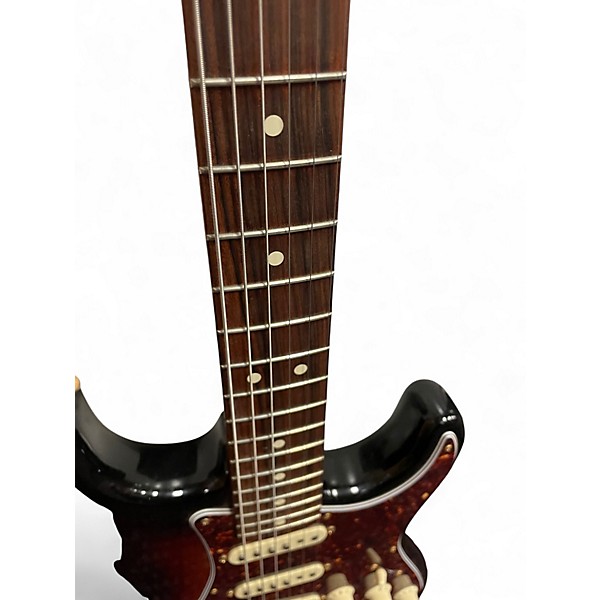 Used 2005 Fender Stevie Ray Vaughan Lenny Replica 3 Color Sunburst Solid Body Electric Guitar