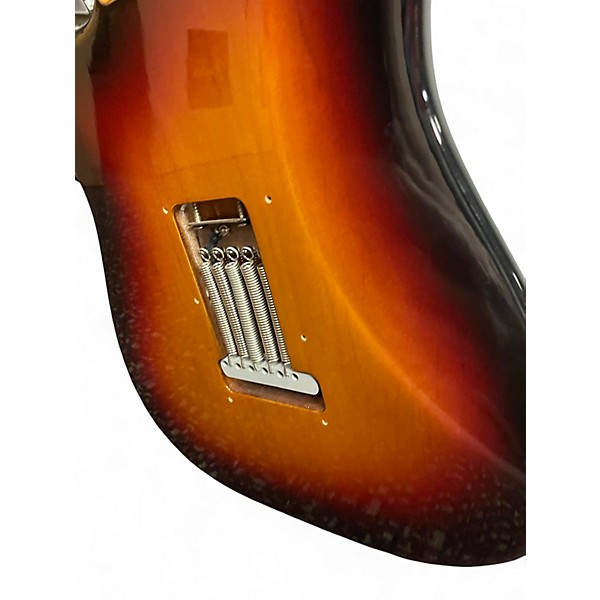 Used 2005 Fender Stevie Ray Vaughan Lenny Replica 3 Color Sunburst Solid Body Electric Guitar