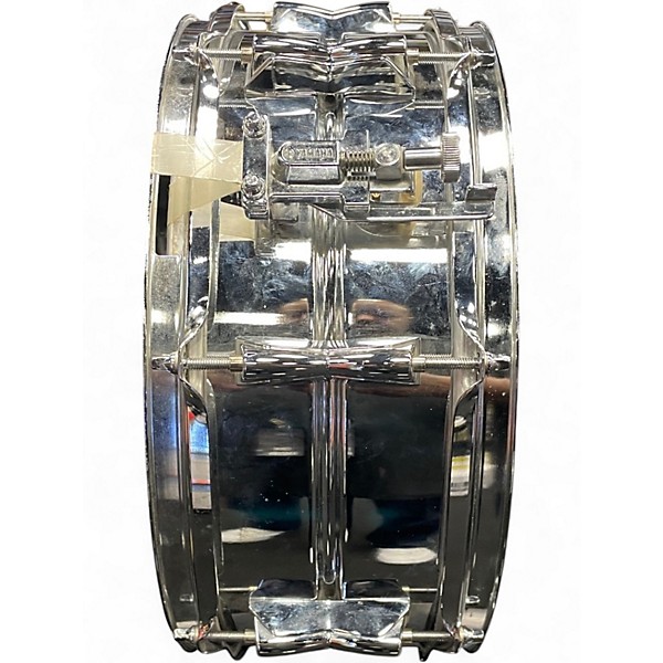 Used Yamaha 14X5.5 SD496 Snare Chrome Silver Drum