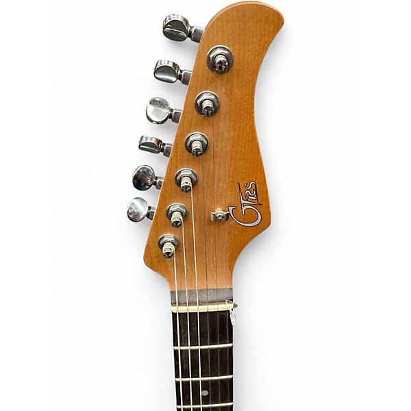 Used Mooer S800 RED SPARKLE Solid Body Electric Guitar