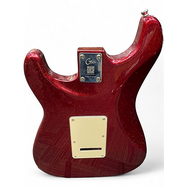 Used Mooer S800 RED SPARKLE Solid Body Electric Guitar