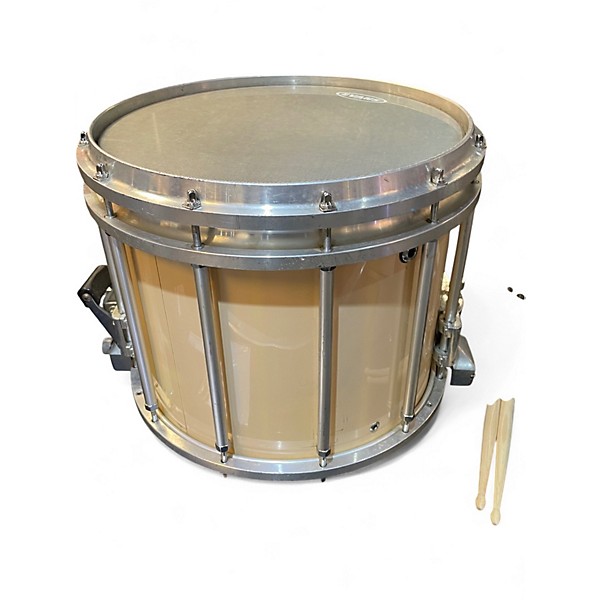 Used Pearl 14in Marching Antique White Drum