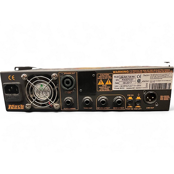 Used Markbass Little Mark Tube 800 Tube Bass Amp Head