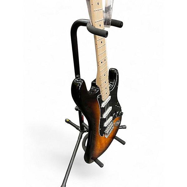 Used Squier Standard Stratocaster 2 Tone Sunburst Solid Body Electric Guitar