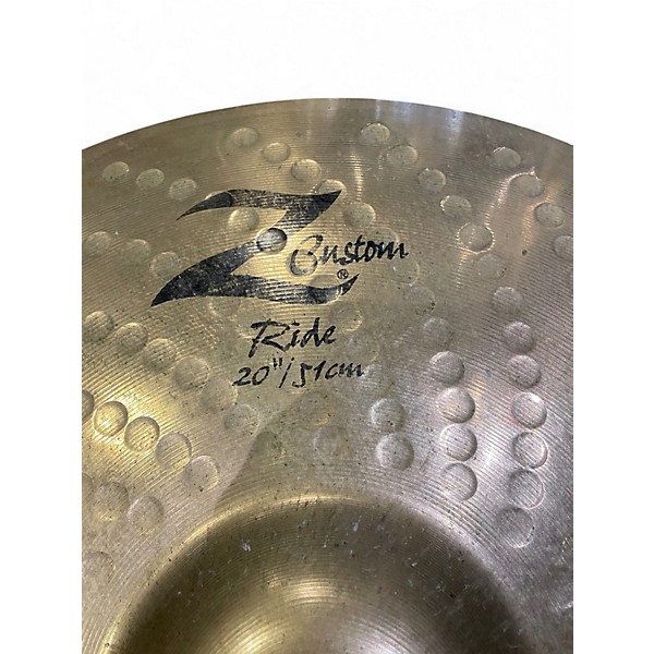 Used Zildjian 20in Z Custom Ride Cymbal