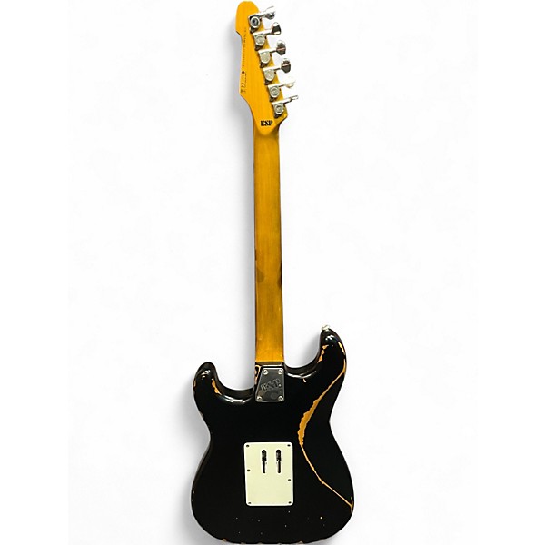 Used ESP LTD ST203FR Black Relic Solid Body Electric Guitar
