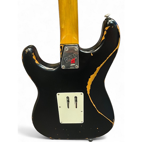 Used ESP LTD ST203FR Black Relic Solid Body Electric Guitar