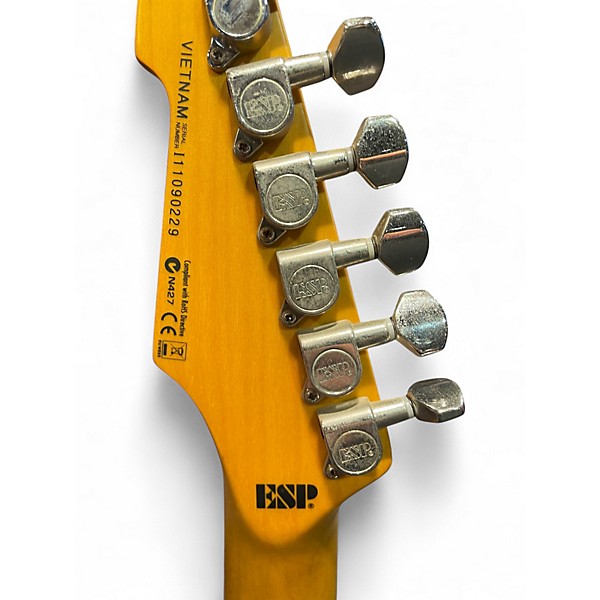 Used ESP LTD ST203FR Black Relic Solid Body Electric Guitar