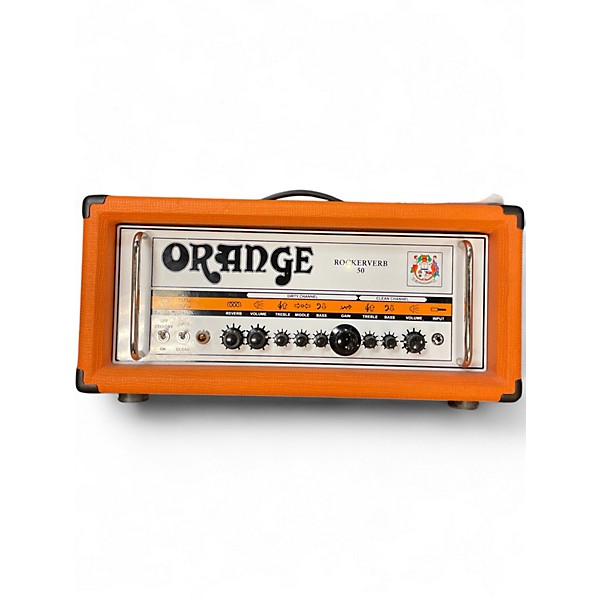 Used Orange ROCKERVERB 50 Tube Guitar Amp Head