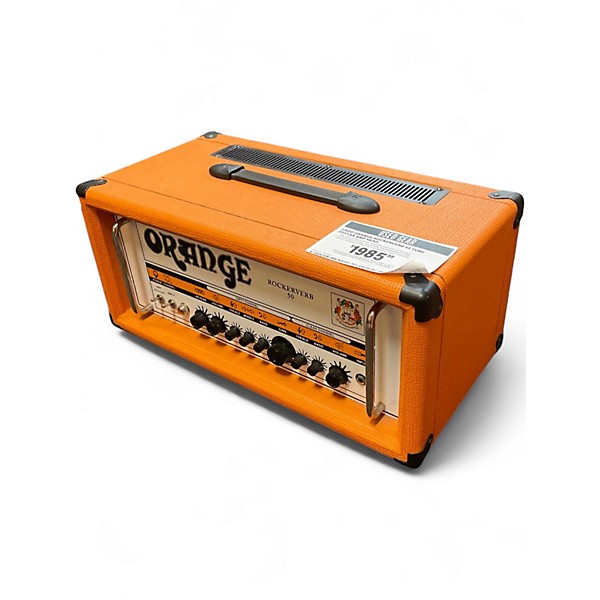 Used Orange ROCKERVERB 50 Tube Guitar Amp Head