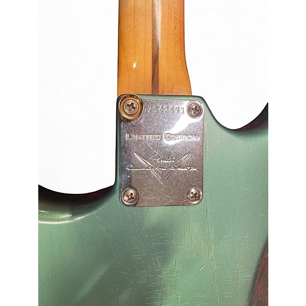 Used 2019 Fender LTD 55 Dual-Mag Stratocaster Journeyman Sherwood Green Solid Body Electric Guitar