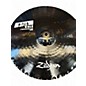 Used Zildjian 15in MASTERSOUND PITCH BLACK HI HAT PAIR Cymbal