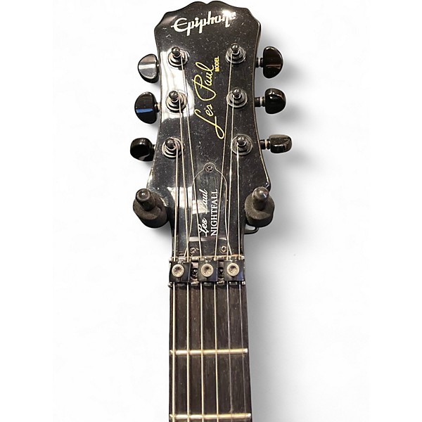 Used Epiphone Les Paul Nightfall Black Solid Body Electric Guitar