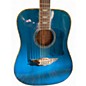 Used Keith Urban AMERICAN VINTAGE LTD EDITION Blue Acoustic Guitar