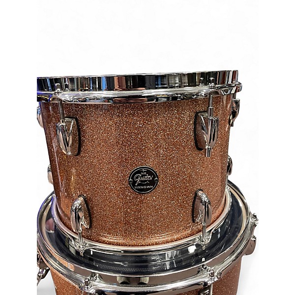 Used Gretsch Drums 4 Piece Renown Champagne Sparkle Drum Kit