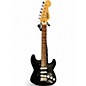 Used Squier Stratocaster Black Solid Body Electric Guitar thumbnail