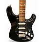 Used Squier Stratocaster Black Solid Body Electric Guitar