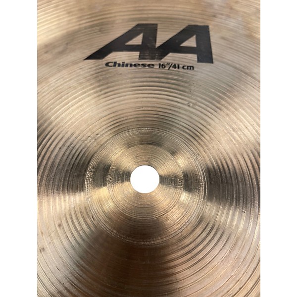 Used SABIAN 16in AA Chinese Cymbal