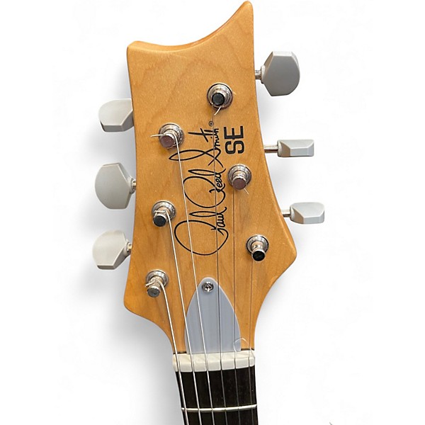Used PRS SE Silver Sky DRAGON FRUIT Solid Body Electric Guitar
