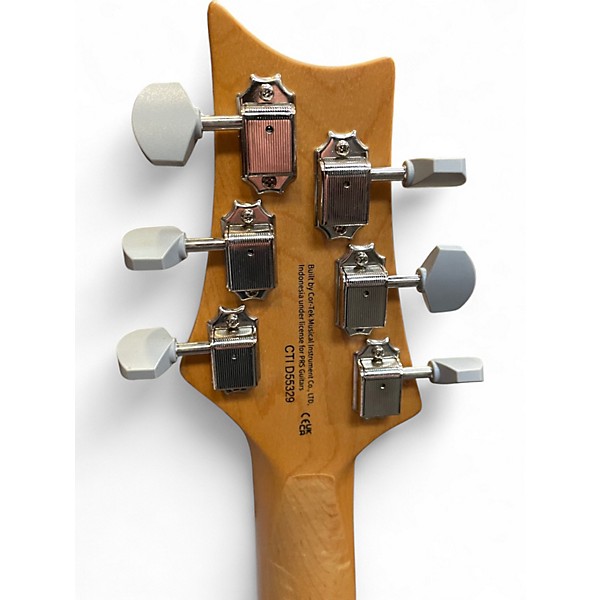 Used PRS SE Silver Sky DRAGON FRUIT Solid Body Electric Guitar