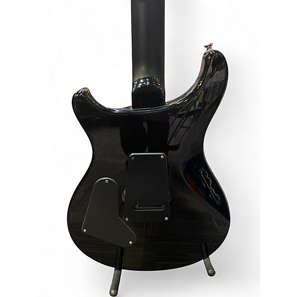 Used PRS SE Custom 24 Black Gold Sunburst Solid Body Electric Guitar