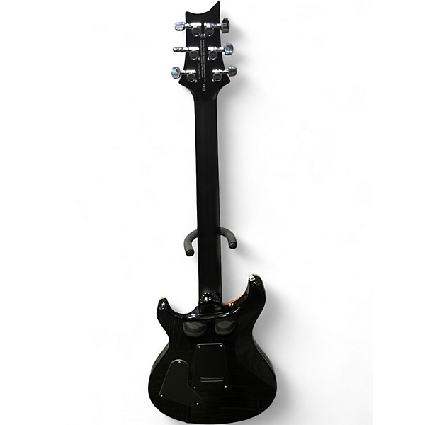 Used PRS SE Custom 24 Black Gold Sunburst Solid Body Electric Guitar
