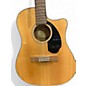 Used Fender CD60SCE Natural 12 String Acoustic Electric Guitar