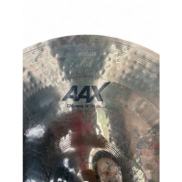 Used SABIAN 16in AAX CHINESE Cymbal