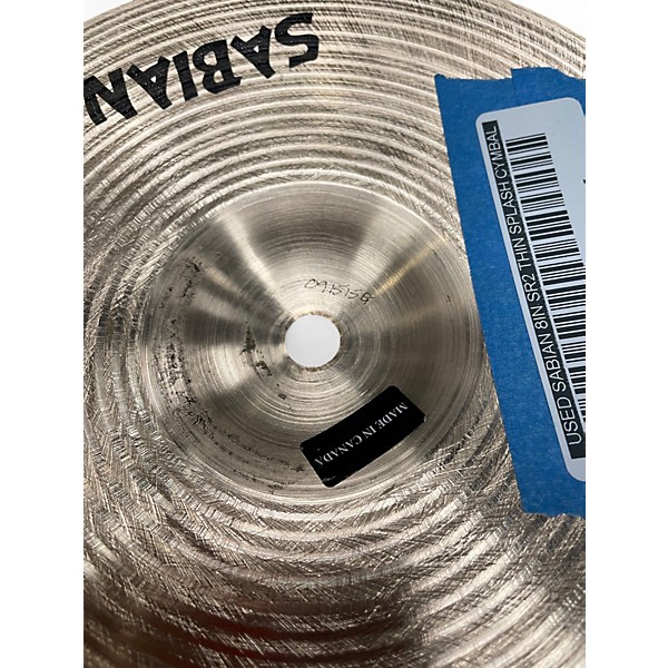 Used SABIAN 8in SR2 Thin Splash Cymbal