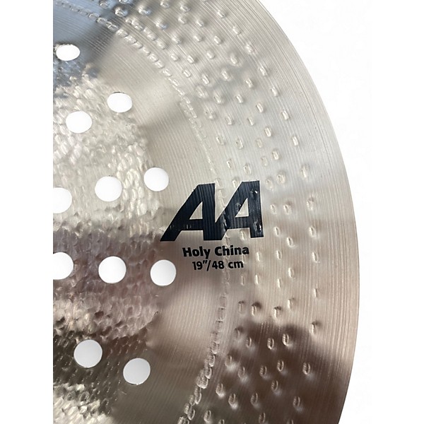 Used SABIAN 19in AA HOLY CHINA CHAD SMITH Cymbal