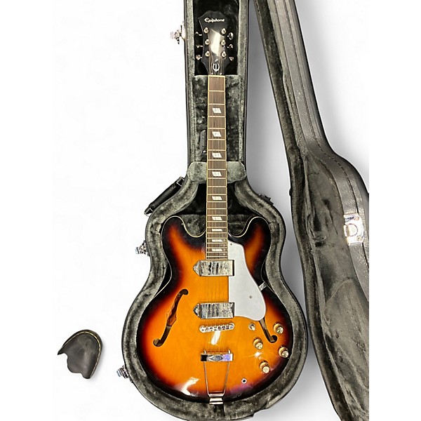 Used 2016 Epiphone Casino Hollowbody Vintage Sunburst Hollow Body Electric Guitar