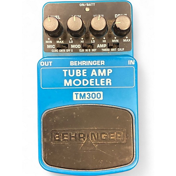 Used Behringer TM300 Tube Amp Modeler Effect Pedal