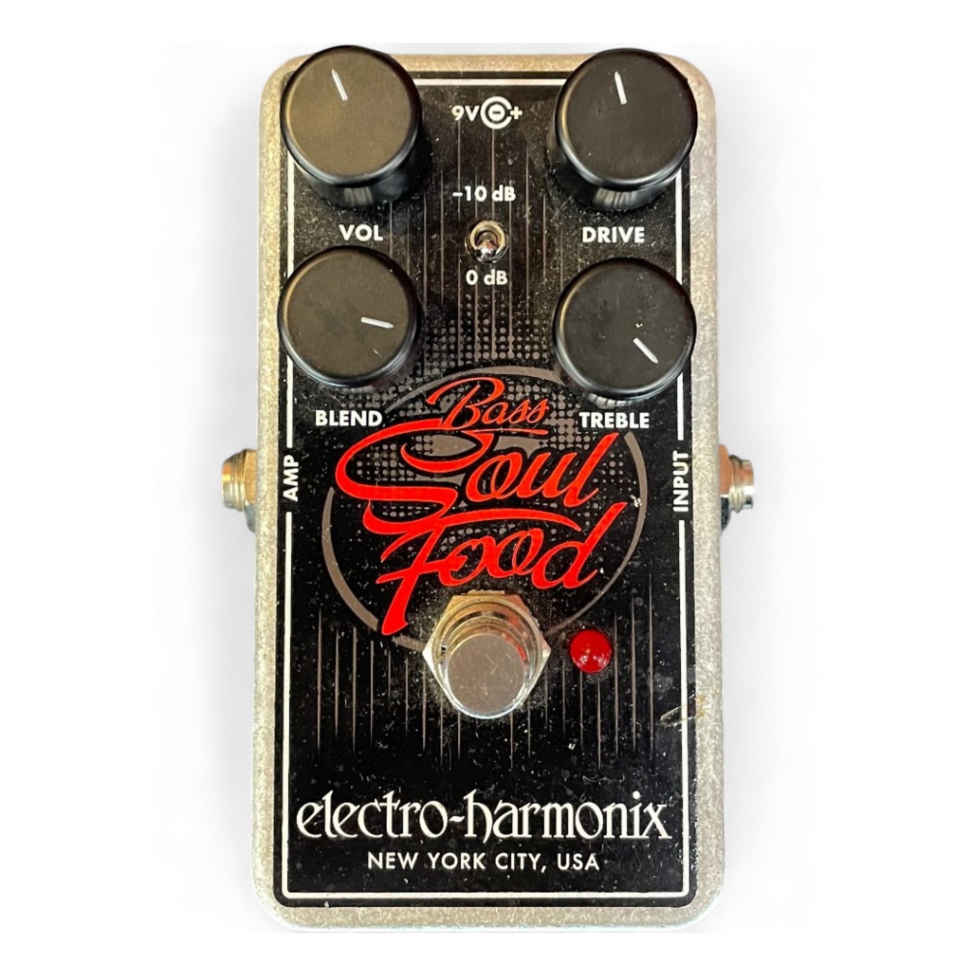 Used Electro-Harmonix Bass Soul Food Overdrive Bass Effect Pedal