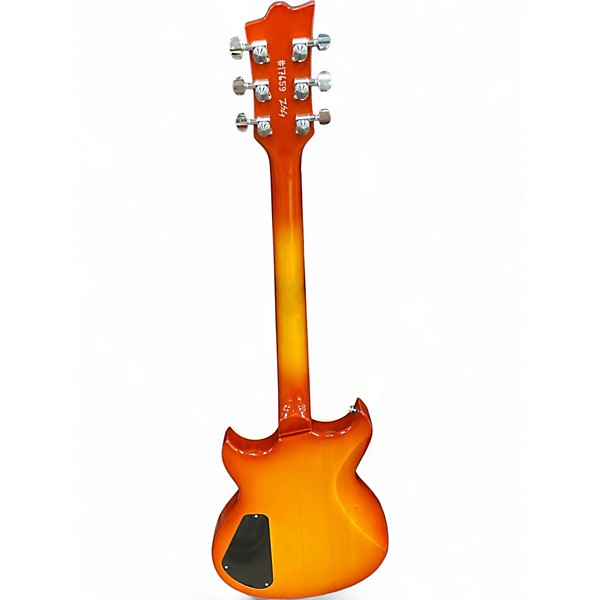 Used Reverend SENSEI HB HONEY BURST Solid Body Electric Guitar