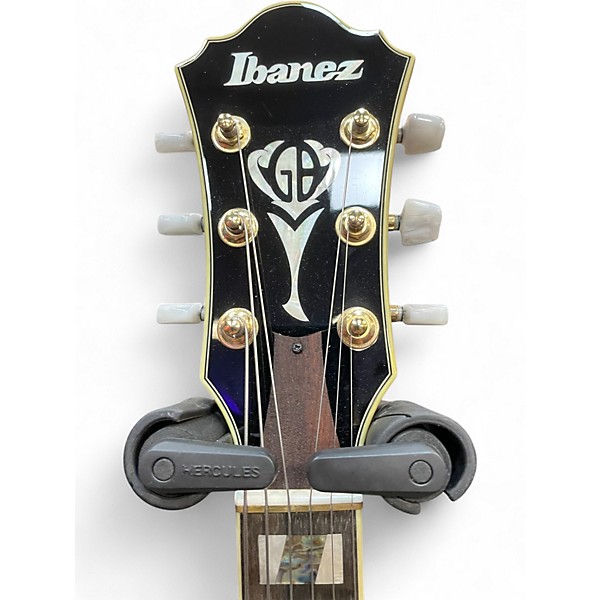 Used Ibanez GB10SE  Brown Sunburst Hollow Body Electric Guitar