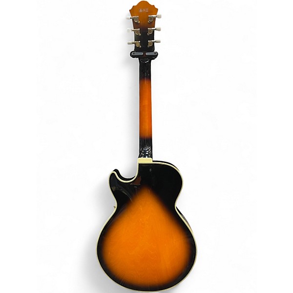 Used Ibanez GB10SE  Brown Sunburst Hollow Body Electric Guitar