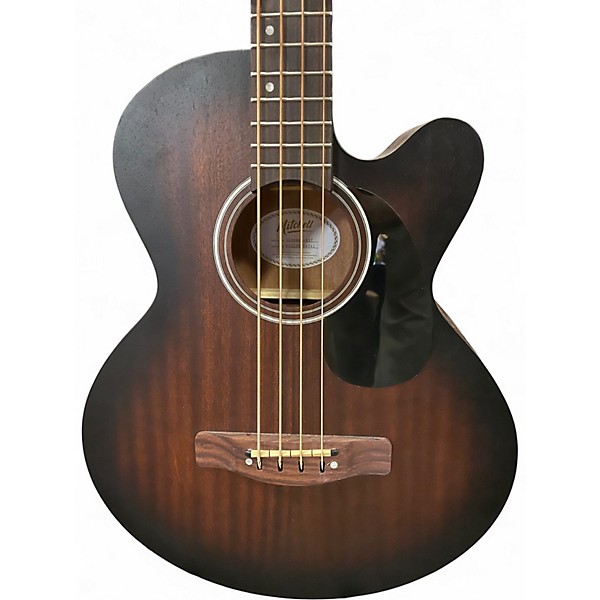 Used Mitchell T239BCE 2 Tone Sunburst Acoustic Bass Guitar