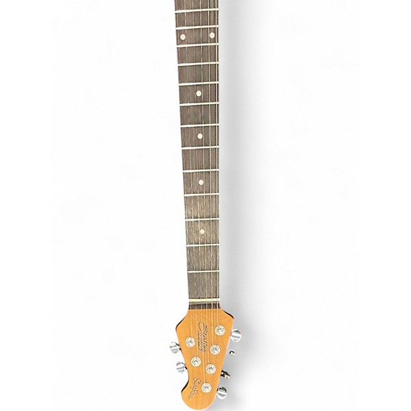 Used Sterling by Music Man Stingray SR50 firemist silver Solid Body Electric Guitar