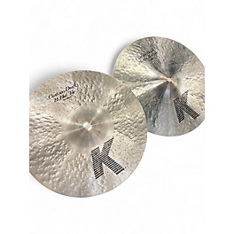 Used Zildjian 14in K Custom Dark Hi Hat Pair Cymbal