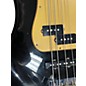 Used Fender Deluxe Series Precision Bass Special Black and Gold Electric Bass Guitar